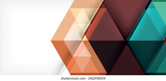 Modern mosaic triangle template background, great design for any purposes. Abstract geometric graphic design triangle pattern. Geometric line pattern. Abstract texture.