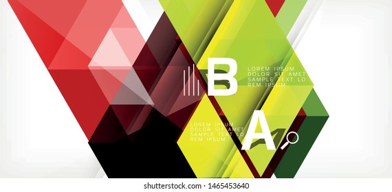 Modern mosaic triangle template background, great design for any purposes. Abstract geometric graphic design triangle pattern. Geometric line pattern. Abstract texture.