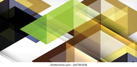 Fondo de plantilla de triángulo de mosaico moderno, gran diseño para cualquier propósito. Resumen del patrón de triángulo de diseño gráfico geométrico. Patrón de línea geométrica. Textura abstracta.