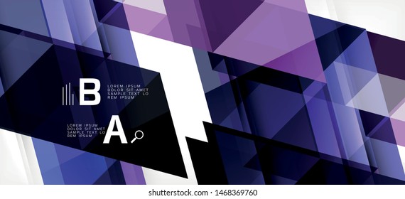 Modern mosaic triangle template background, great design for any purposes. Abstract geometric graphic design triangle pattern. Geometric line pattern. Abstract texture.