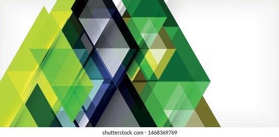 Fondo de plantilla de triángulo de mosaico moderno, gran diseño para cualquier propósito. Resumen del patrón de triángulo de diseño gráfico geométrico. Patrón de línea geométrica. Textura abstracta.