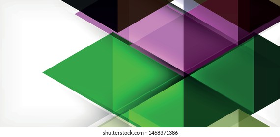 Modern mosaic triangle template background, great design for any purposes. Abstract geometric graphic design triangle pattern. Geometric line pattern. Abstract texture.