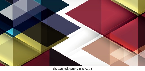 Modern mosaic triangle template background, great design for any purposes. Abstract geometric graphic design triangle pattern. Geometric line pattern. Abstract texture.