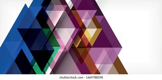 Modern mosaic triangle template background, great design for any purposes. Abstract geometric graphic design triangle pattern. Geometric line pattern. Abstract texture.