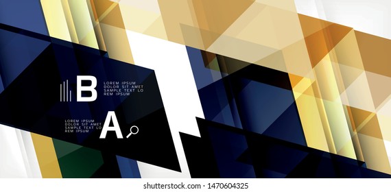 Modern mosaic triangle template background, great design for any purposes. Abstract geometric graphic design triangle pattern. Geometric line pattern. Abstract texture.