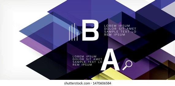 Modern mosaic triangle template background, great design for any purposes. Abstract geometric graphic design triangle pattern. Geometric line pattern. Abstract texture.