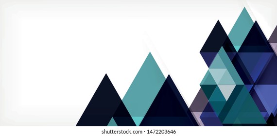 Modern mosaic triangle template background, great design for any purposes. Abstract geometric graphic design triangle pattern. Geometric line pattern. Abstract texture.