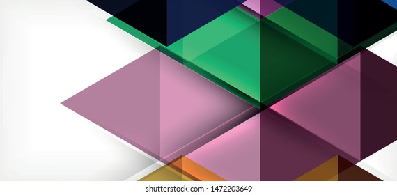 Modern mosaic triangle template background, great design for any purposes. Abstract geometric graphic design triangle pattern. Geometric line pattern. Abstract texture.