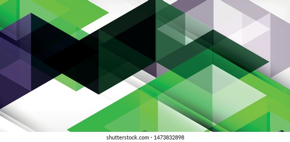 Fondo de plantilla de triángulo de mosaico moderno, gran diseño para cualquier propósito. Resumen del patrón de triángulo de diseño gráfico geométrico. Patrón de línea geométrica. Textura abstracta.