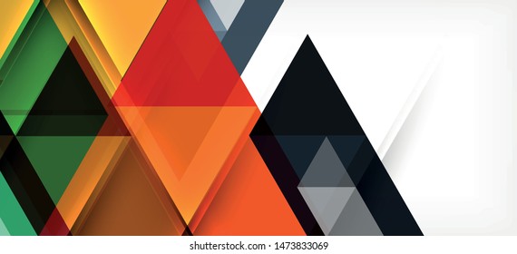 Modern mosaic triangle template background, great design for any purposes. Abstract geometric graphic design triangle pattern. Geometric line pattern. Abstract texture.