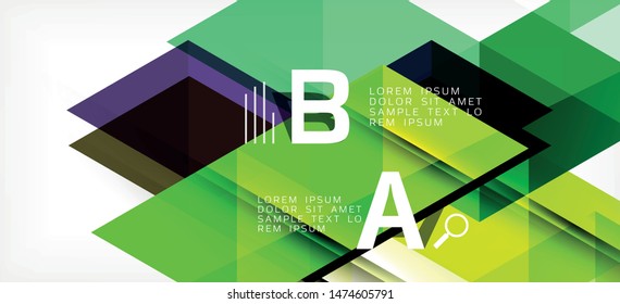 Modern mosaic triangle template background, great design for any purposes. Abstract geometric graphic design triangle pattern. Geometric line pattern. Abstract texture.