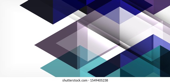 Fondo de plantilla de triángulo de mosaico moderno, gran diseño para cualquier propósito. Resumen del patrón de triángulo de diseño gráfico geométrico. Patrón de línea geométrica. Textura abstracta.