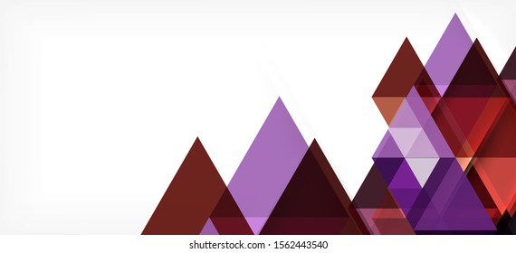 Modern mosaic triangle template background, great design for any purposes. Abstract geometric graphic design triangle pattern. Geometric line pattern. Abstract texture.