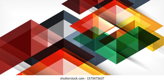 Moderner Mosaik-Dreieck-Template-Hintergrund, großartiges Design für jeden Zweck. Abstraktes geometrisches Design-Dreieck-Muster. Geometrisches Zeilenmuster. Abstrakte Textur.