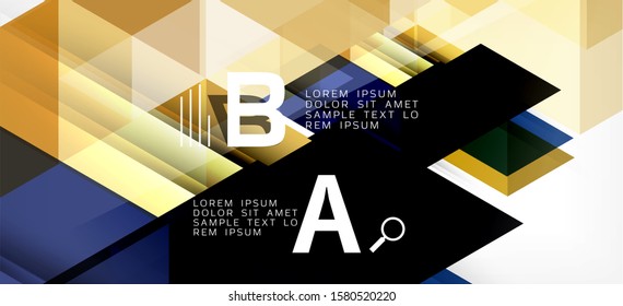 Modern mosaic triangle template background, great design for any purposes. Abstract geometric graphic design triangle pattern. Geometric line pattern. Abstract texture.