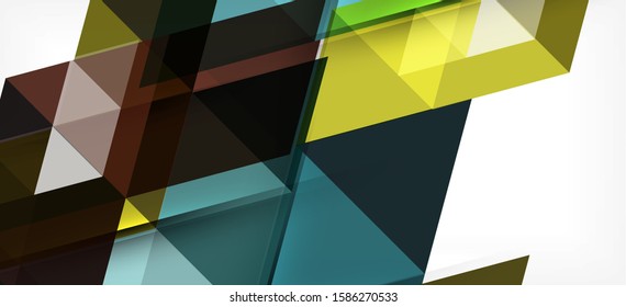 Modern mosaic triangle template background, great design for any purposes. Abstract geometric graphic design triangle pattern. Geometric line pattern. Abstract texture.