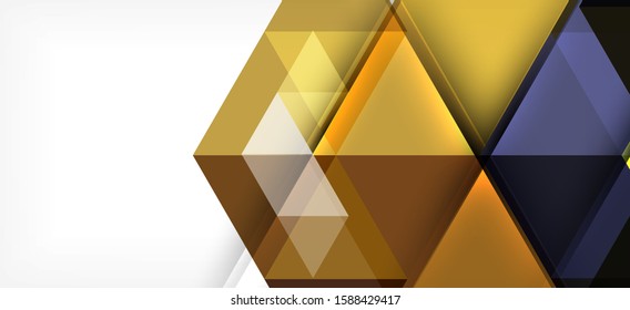 Modern mosaic triangle template background, great design for any purposes. Abstract geometric graphic design triangle pattern. Geometric line pattern. Abstract texture.