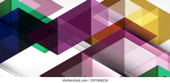 Modern mosaic triangle template background, great design for any purposes. Abstract geometric graphic design triangle pattern. Geometric line pattern. Abstract texture.