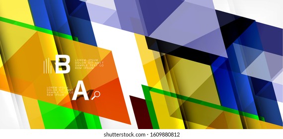 Fondo de plantilla de triángulo de mosaico moderno, gran diseño para cualquier propósito. Resumen del patrón de triángulo de diseño gráfico geométrico. Patrón de línea geométrica. Textura abstracta.