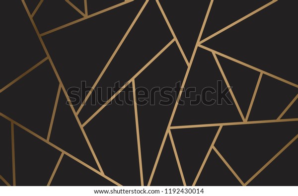 黒と金色のモダンなモザイク壁紙 のベクター画像素材 ロイヤリティフリー