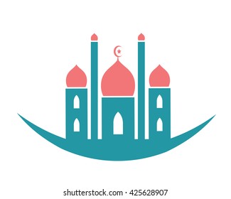 Modern Mosque Logo Symbol - Modern Mosque