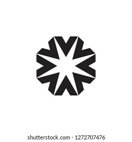 Modern motif design consisting of triangles