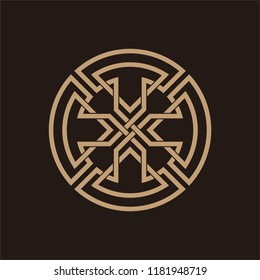 modern motif vector drawing
