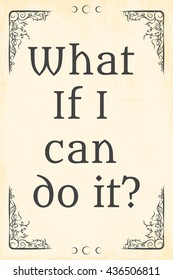 modern motivational quote, illustration in vector format