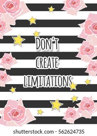 modern motivational quote, illustration in vector format