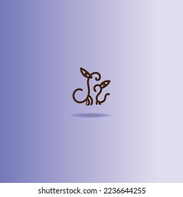 
Modern motive design with black lines