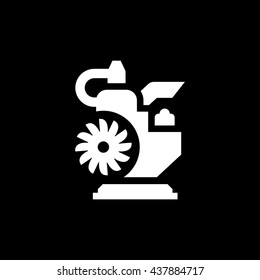 Modern motor icon