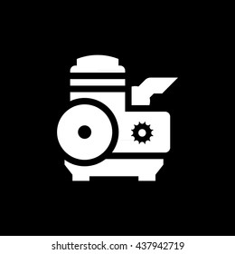 Modern motor icon