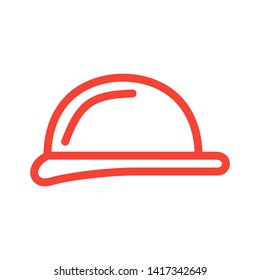 Modern motorcycle helmet icon for web & mobile - Vector