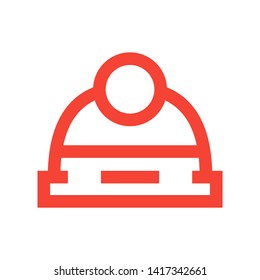 Modern motorcycle helmet icon for web & mobile - Vector