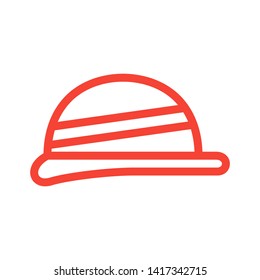 Modern motorcycle helmet icon for web & mobile - Vector
