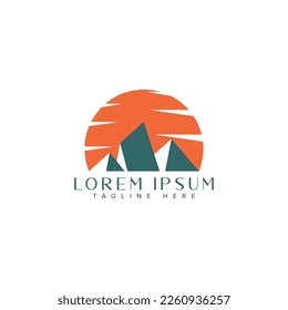 A Modern Mountain Logo Design