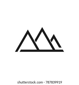 Modern Mountain Logo Design