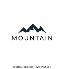 Modern Mountain Logo Design Template