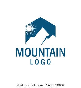 modern mountain logo designs idea