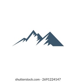 Plantilla moderna del Vector del icono del logotipo de la montaña
