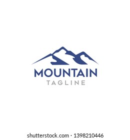 Modern Mountain Logo Template Vector For Business