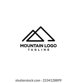 os logotipos de montanha modernos também são únicos, perfeitos para a construção de negócios, consultoria, finanças, etc.