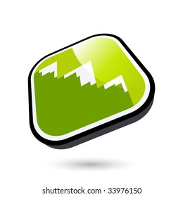 modern mountain sign