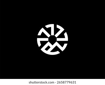 Icono moderno del Vector del concepto del logotipo de Mountain Sun
