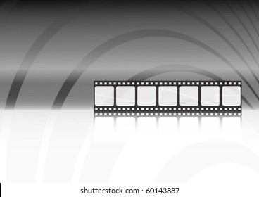Modern movie vector background illustration