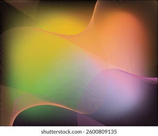 Modern Multicolor Background Line Light Abstract 