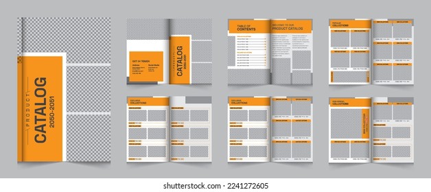 plantilla de diseño de catálogo de productos a4 multipropósito moderno, diseño de plantilla de folleto de producto minimalista