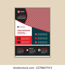 Modern Multipurpose Flyer Template - Fully Editable and Print Ready, A4 Size With Bleed.