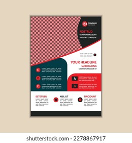 Modern Multipurpose Flyer Template - Fully Editable and Print Ready, A4 Size With Bleed.