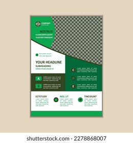 Modern Multipurpose Flyer Template - Fully Editable and Print Ready, A4 Size With Bleed.